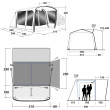 Carpa de autocaravana/furgoneta Outwell Jonesville 290SA