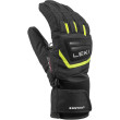 Guantes de esquí Leki Griffin 3D Junior negro/amarillo black-yellow