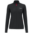 Chaqueta de mujer Salewa Puez Waffle Hyb Pl Jacket W negro black out