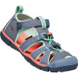 Sandalias para niños Keen Seacamp II CNX K gris FlintStone/OceanWave