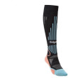 Medias de mujer Bridgedale Ski Midweight Women's negro/azul Black/Coral/