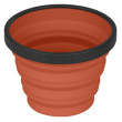 Taza plegable Sea to Summit X-Cup rojo oscuro Rust