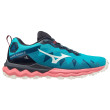 Calzado de mujer Mizuno Wave Daichi 6 azul/rosa Scubab/Snowwhite/Tearose