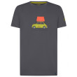 Camiseta de hombre La Sportiva Cinquecento T-Shirt M gris Carbon/Kiwi