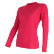 Camiseta funcional de mujer Sensor Merino Wool Active dl.r. rosa Magenta