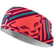 Banda para cabeza Dynafit Graphic Performance Headband rosa/burdeos fluo coral/6560 RAZZLE DAZZLE