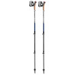 Bastones de caminata nórdica Leki Poles Traveller Carbon azul midnightblue dark metallic-llight anthracite-white