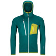 Sudadera de hombre Ortovox Fleece Grid Hoody M 2023 verde oscuro Pacific Green