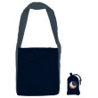 Bolsa de hombro Ticket to the moon Eco Bag Small azul oscuro Navy / Dark Grey