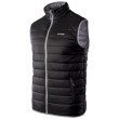 Chaleco de hombre Hi-Tec Solner negro/gris Anthracite/December Sky