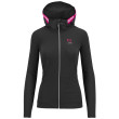 Sudadera de mujer Karpos Easyfrizz W Full-Zip Hoodie negro Black/Innuendo