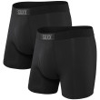 Calzoncillos bóxer Saxx Ultra Boxer Brief Fly 2Pk negro Black/Black