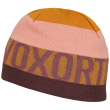 Gorro Ortovox Patchwork Beanie rojo oscuro Winetasting