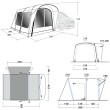 Carpa de autocaravana/furgoneta Outwell Wolfburg 380 Air