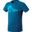 Camiseta de hombre Dynafit Graphic Co M S/S Tee azul claro Poseidon