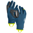 Guantes de hombre Ortovox Fleece Light Glove M azul petrol blue