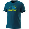 Camiseta funcional de hombre Dynafit Transalper Graphic S/S Tee M azul Petrol