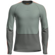 Camiseta funcional de hombre Icebreaker M Mer 200 Sonebula LS Crewe verde Galaxy/Moss/Blaze/Cb