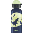 Botella Sigg For Kids 0,4 l azul oscuro GlowMoonDinos