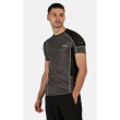 Camiseta funcional de hombre Regatta Camito gris Magent/Black