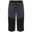 Pantalones de tres cuartos para niños Hannah Rumex Jr gris/negro dark shadow/anthracite