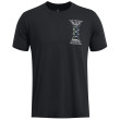 Camiseta de hombre Under Armour Dusk to Dawn Skul SS negro/blanco Black/White