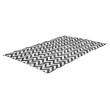 Alfombra para tienda Bo-Camp Chill Mat Carpet XL Wave negro/blanco