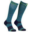 Medias de hombre Ortovox Ski Tour Lt Comp Long Socks M azul petrol blue blend