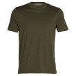 Camiseta funcional de hombre Icebreaker Men Merino Core SS Tee verde Loden