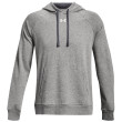 Sudadera de hombre Under Armour Rival Fleece Hoodie gris claro CastlerockLightHeather/White