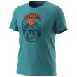 Camiseta de hombre Dynafit Graphic Co M S/S Tee azul/naranja mallard blue/HORIZON