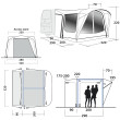 Carpa de autocaravana/furgoneta Outwell Parkville 200SA