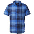 Camisa de hombre Marmot Aerobora Novelty SS azul oscuro Twilight Blue Wayland Plaid