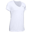 Camiseta funcional de mujer Under Armour Tech SSV - Solid 2023 blanco White / / Metallic Silver