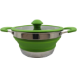 Olla Vango Cuisine 1.5L Non-Stick Casserole plata/verde herbal