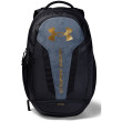 Mochila Under Armour Hustle 5.0 Backpack negro/azul Black/BlackMediumHeather/MetallicGoldLuster