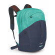 Mochila urbana Osprey Comet verde reverie green/cetacean blue