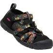 Sandalias para niños Keen Seacamp II CNX K negro/rojo ibis rose/black