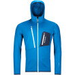 Sudadera de hombre Ortovox Fleece Grid Hoody M 2023 azul SafetyBlue