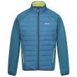 Chaqueta de hombre Regatta Clumber IV Hybrid azul claro Moroccan Blue(Citron Lime)