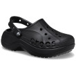 Pantuflas de mujer Crocs Baya Platform Clog negro Black