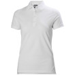 Camiseta de mujer Helly Hansen W Crew Pique 2 Polo blanco 001 White