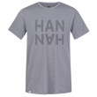 Camiseta de hombre Hannah Grem gris steel gray mel (black)