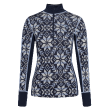 Sudadera funcional de mujer Kari Traa Else Half Zip Baselayer azul oscuro ROY