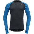 Camiseta de hombre Devold Expedition Man Shirt negro/azul Skydiver/Ink