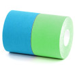 Cintas kinesiológicas BronVit Sport Kinesio Tape set azul/verde