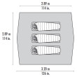 Lona tarp MSR Thru-Hiker 100 Wing V2