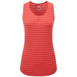 Camiseta sin mangas para mujer Mountain Equipment Equinox Wmns Vest rojo Me-01819 Rosewood Stripe