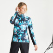 Sudadera de mujer Dare 2b Divulge Core Stretch azul claro AzureBlueDispersedFloralPrint