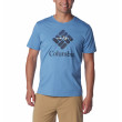 Camiseta de hombre Columbia M Rapid Ridge™ Graphic Tee azul Skyler, Hood Nightscape